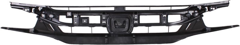 Torcia TYG Front Grille Fit for 2019-2021 Honda Civic Coupe/Sedan, OE Style Replacement Non-Active Exterior Grille, Replaces 71121-TBA-A61 HO1200242 - Image 2
